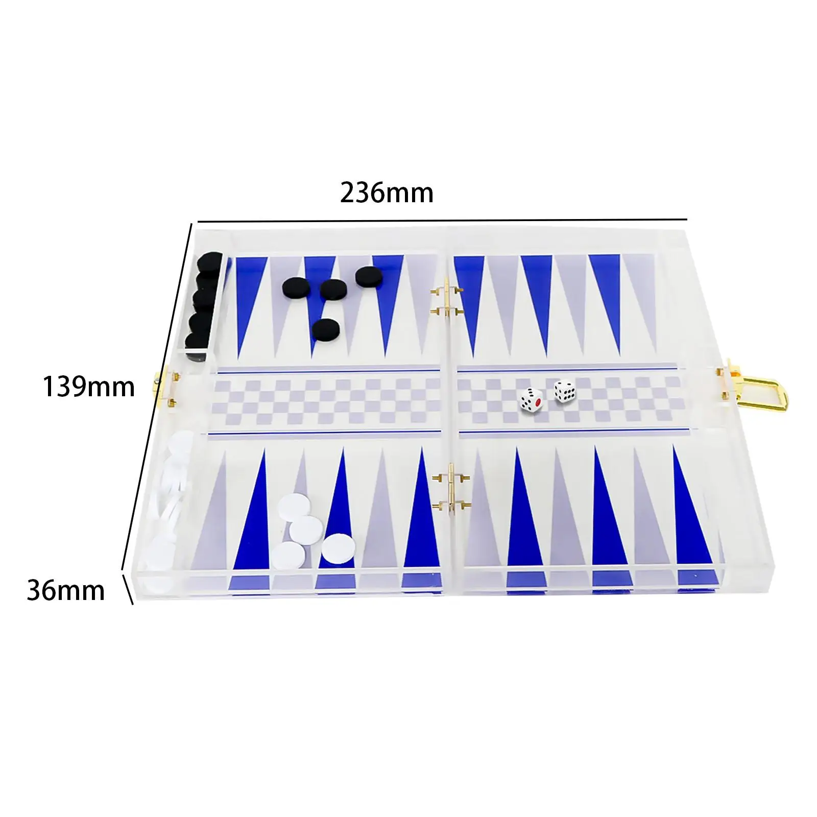 Backgammon Set Classic Folding Backgammon Board Games for Adults Kids Home