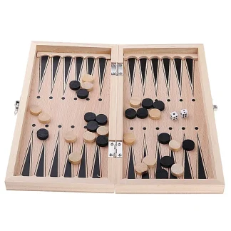 Portable Folding Backgammon Board