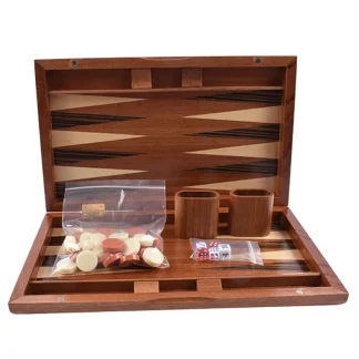 Wooden Magnetic Backgammon Board